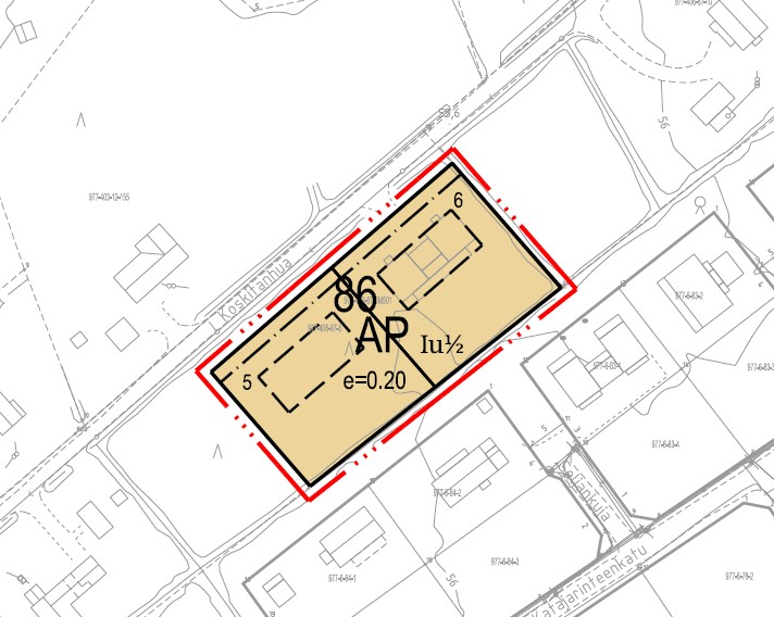 6. kaupunginosan (Kaisaniemi) korttelin 86 osaa koskeva asemakaavan  muutosehdotus - Ylivieskan kaupunki