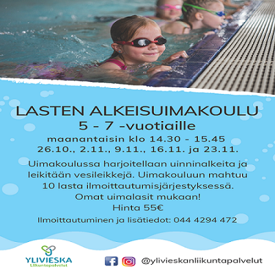 Lasten alkeisuimakoulu 5-7 -vuotiaille