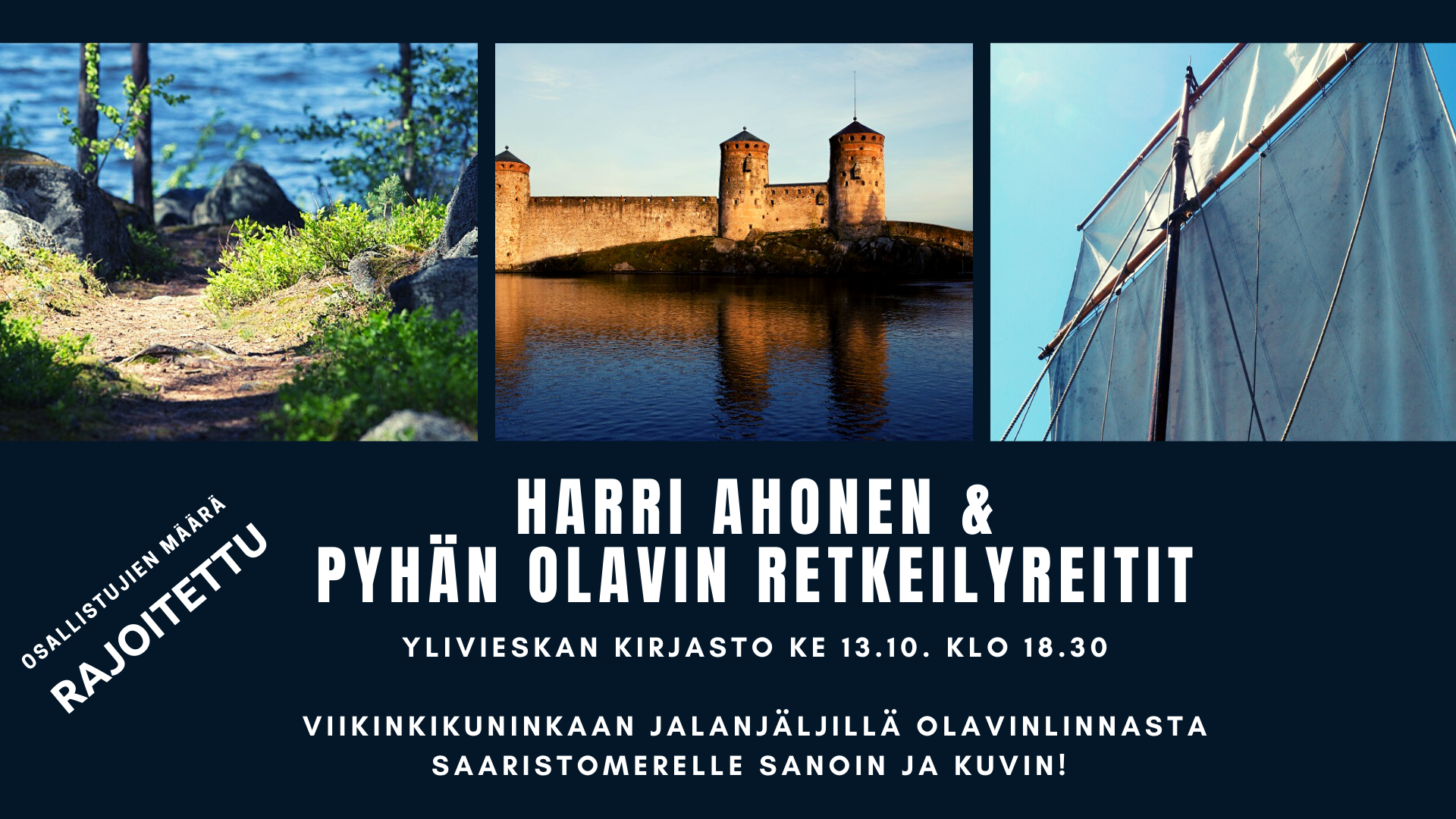 Harri Ahonen ja Pyhän Olavin retkeilyreitit