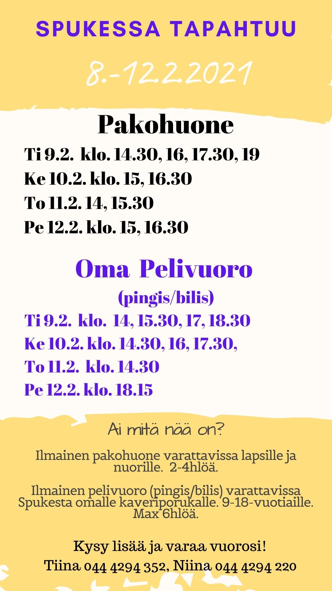 Nuorisotalo Sputnikissa tapahtuu