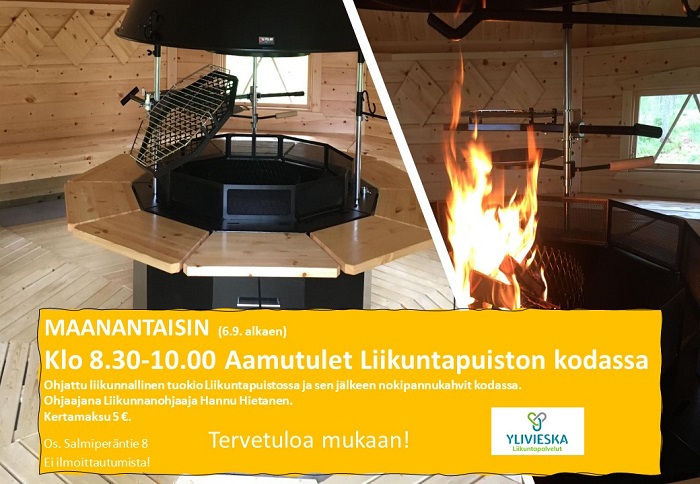 Aamutulet - Liikuntapuiston kodassa maanantaisin