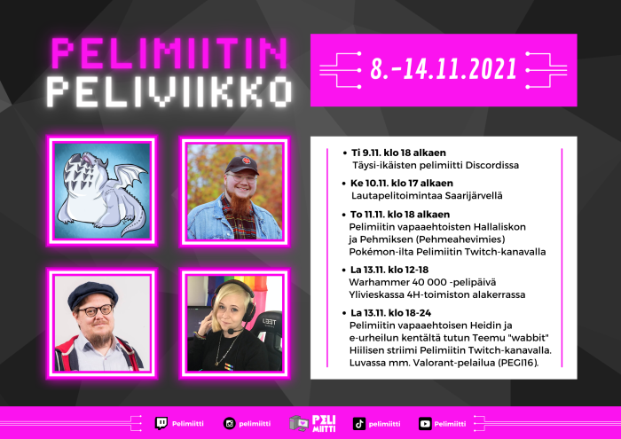 Pelimiitin Peliviikko 2021