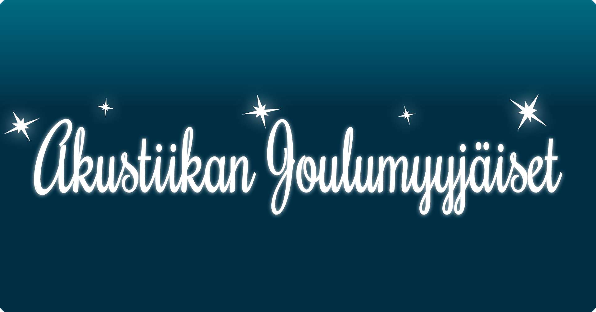 Akustiikan Joulumyyjäiset 2022