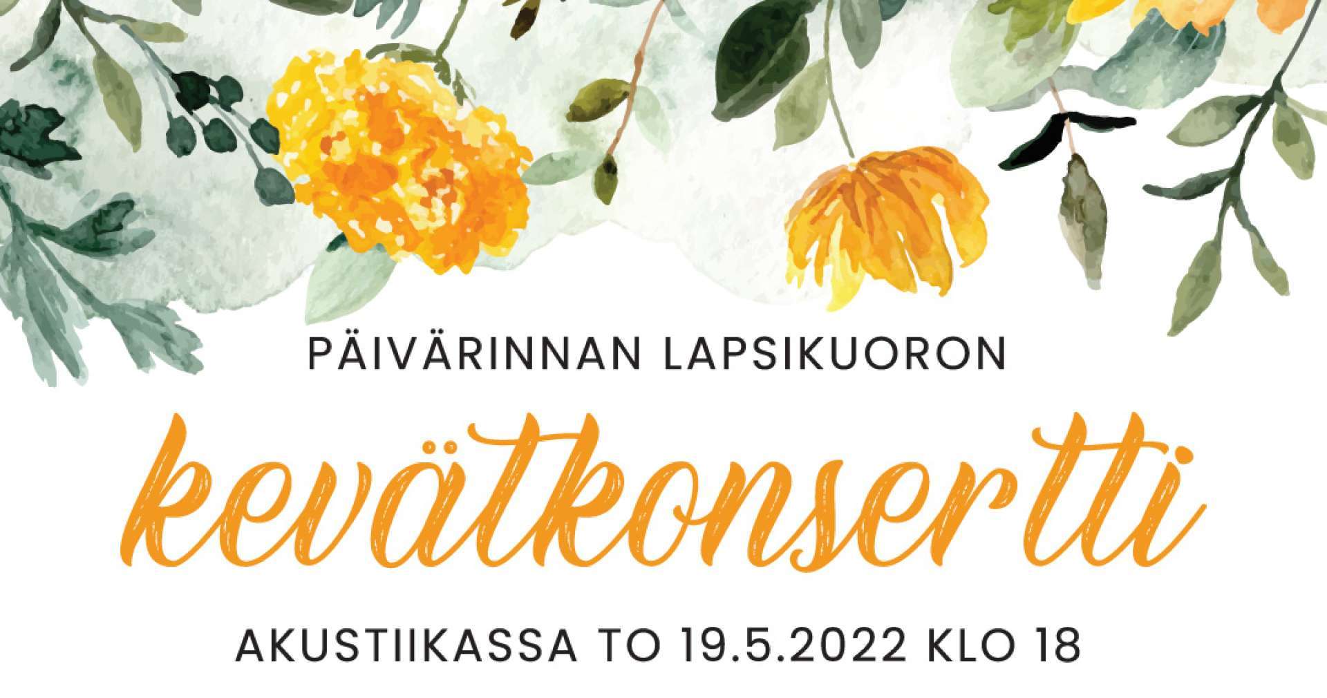 Päivärinnan Lapsikuoron kevätkonsertti