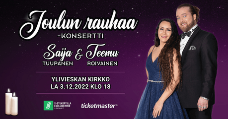 Saija Tuupanen & Teemu Roivainen Joulun rauhaa -konsertti