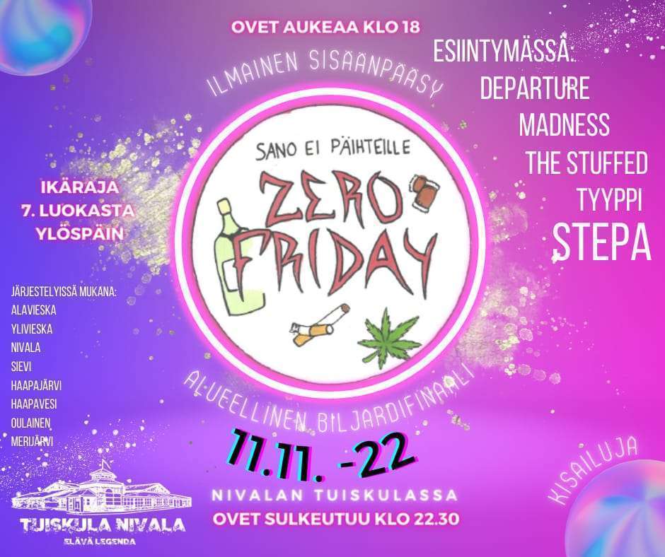 Zero Friday- nuorten tapahtuma