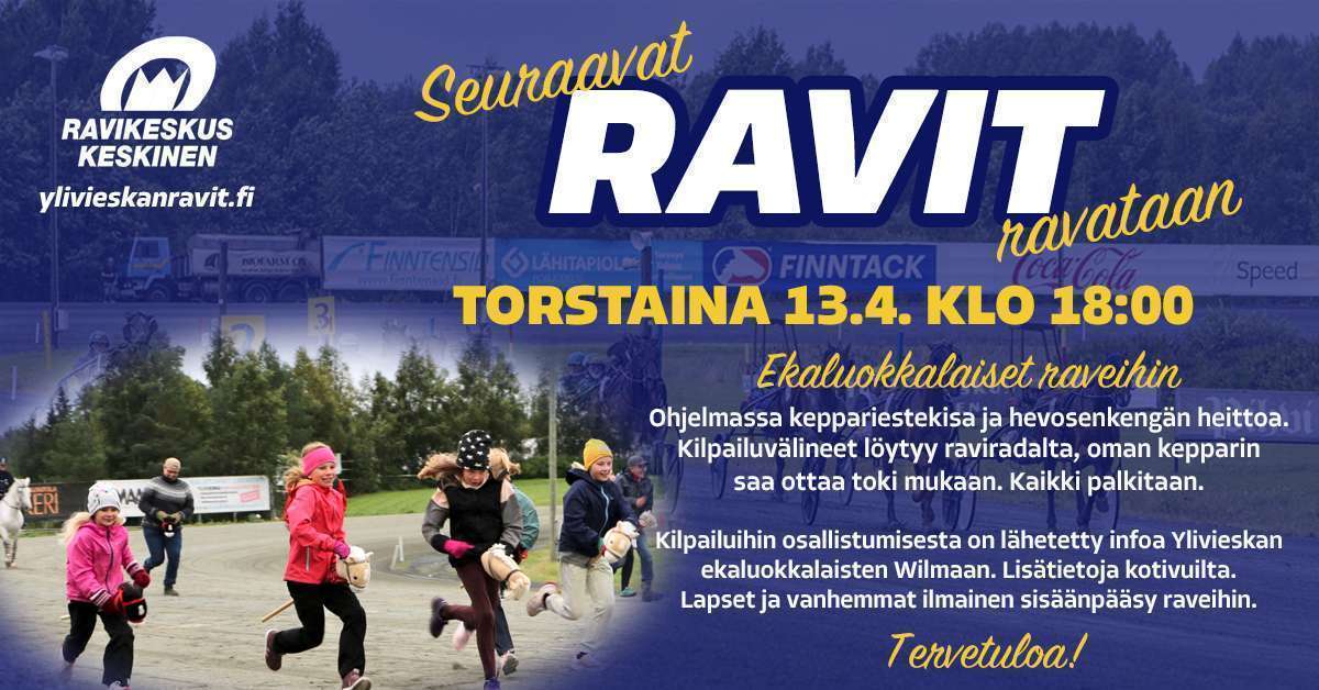 Ekaluokkalaiset raveihin