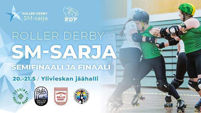 Roller derbyn SM-sarjan finaaliviikonloppu