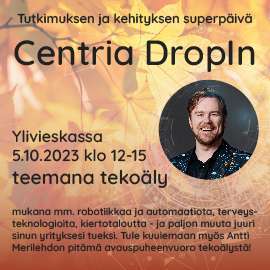 Centria DropIn - tutkimuksen ja kehityksen superpäivä