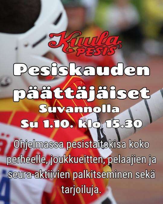 Kuulapesiksen kauden päättäjäiset
