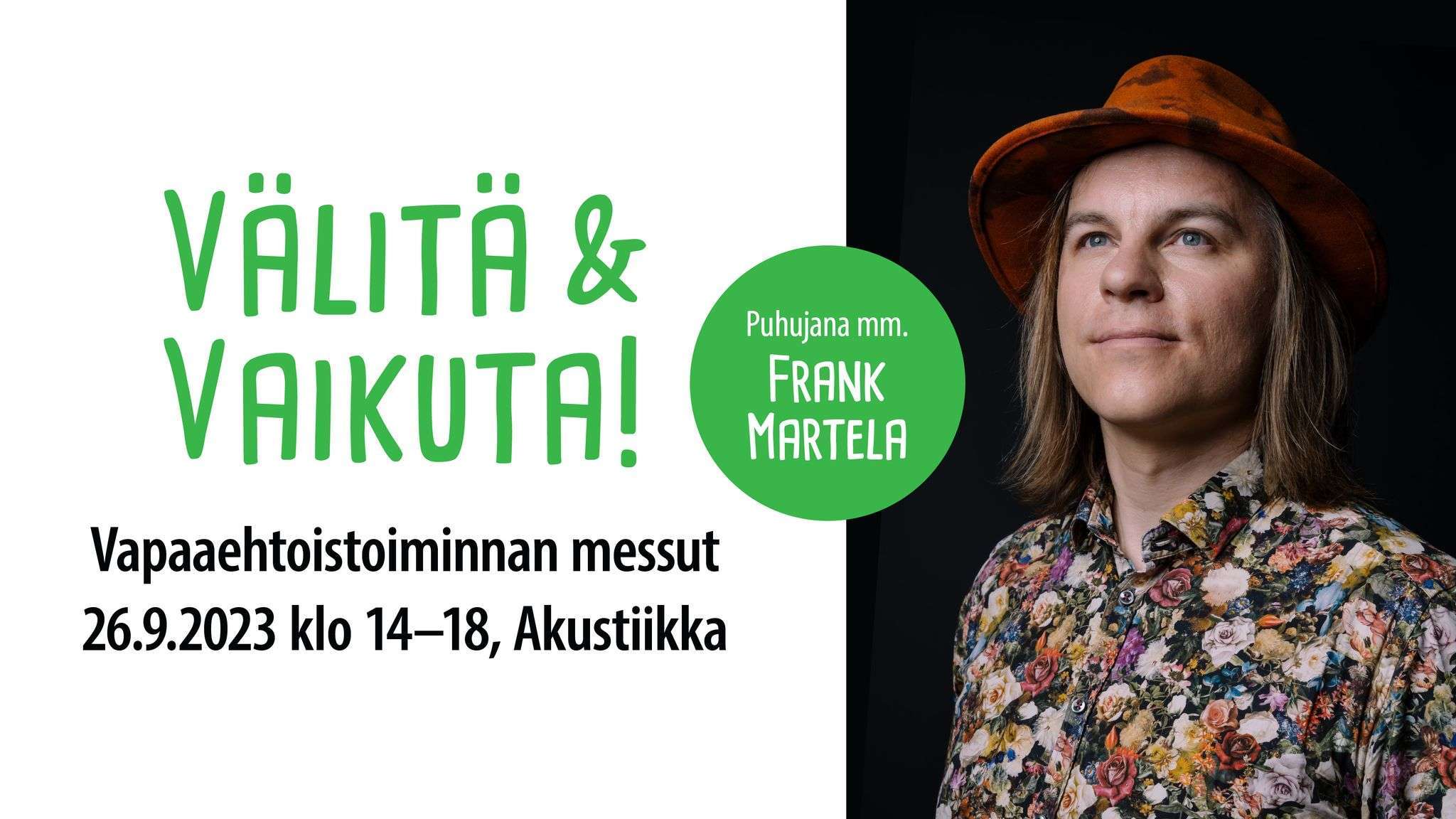 Välitä ja vaikuta! -vapaaehtoistoiminnan messut