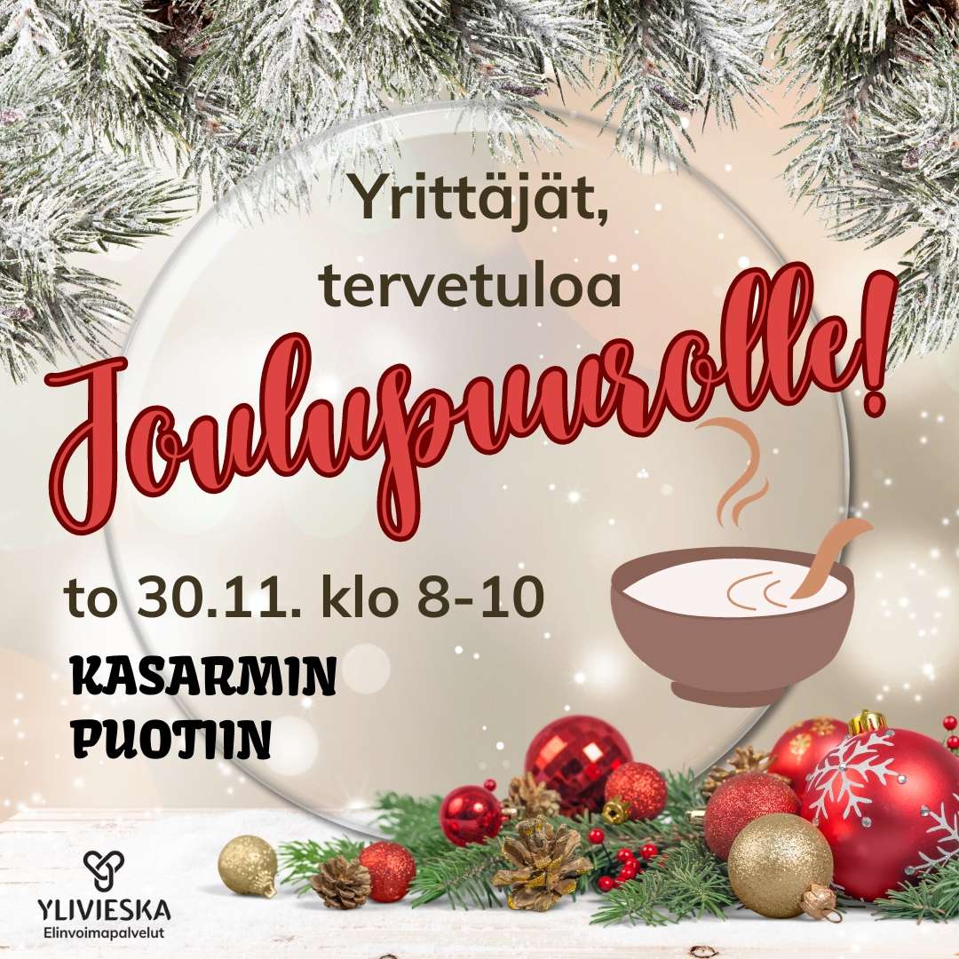 Joulupuuro yrittäjille