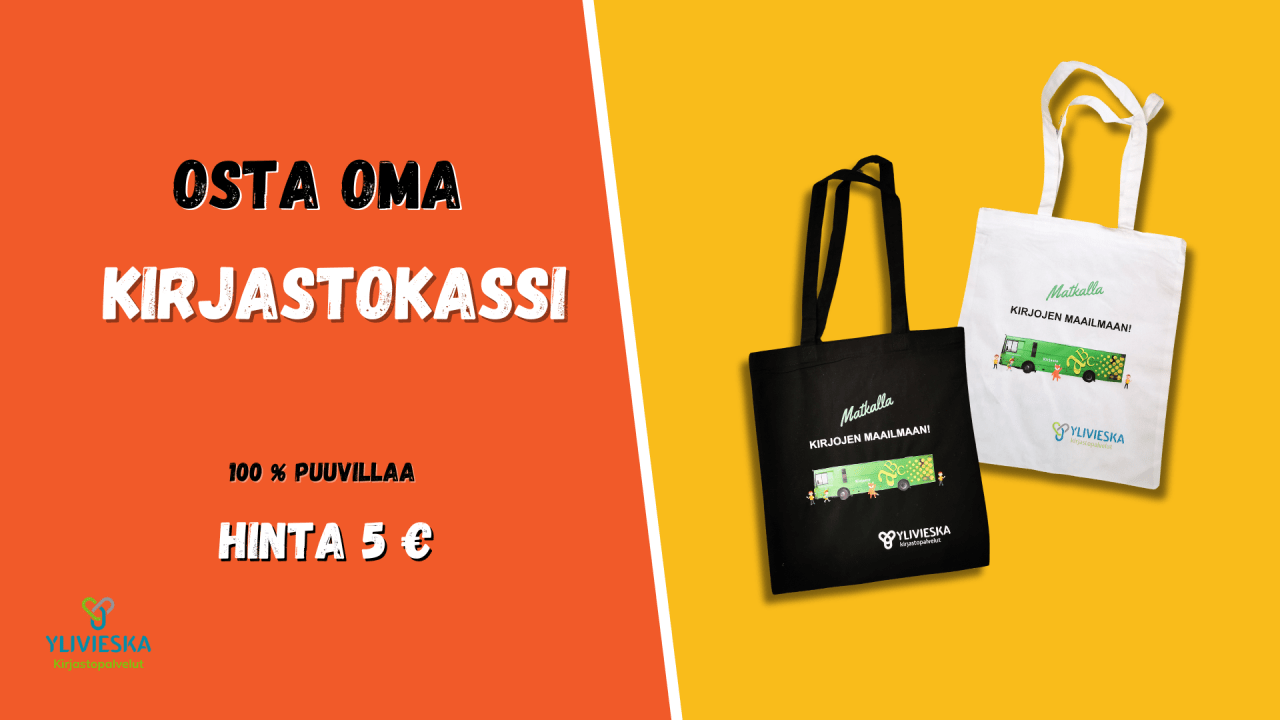 kangaskassissa kuvana kirjastoauto