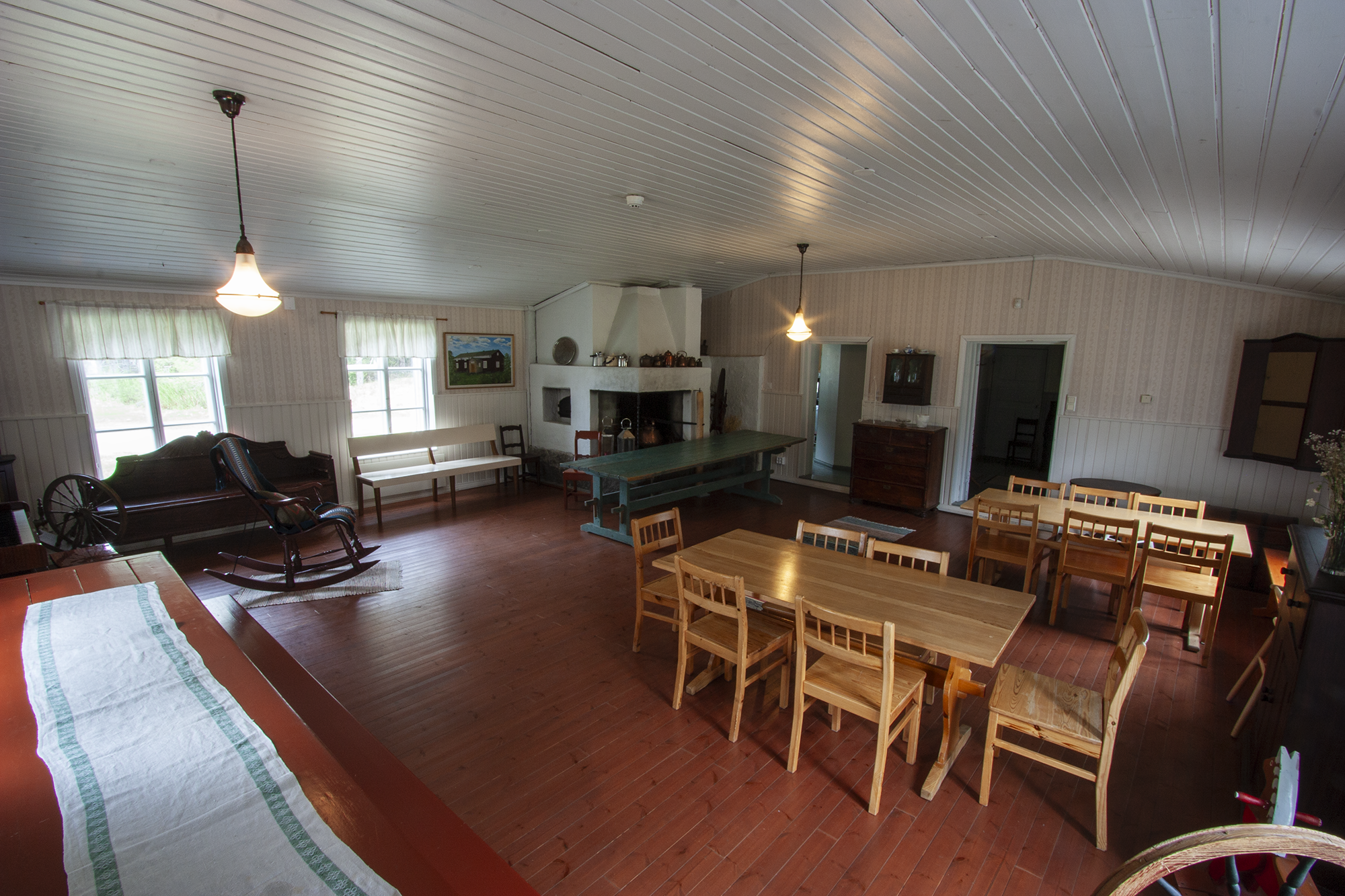 Järvelän tuvan sisäkuva