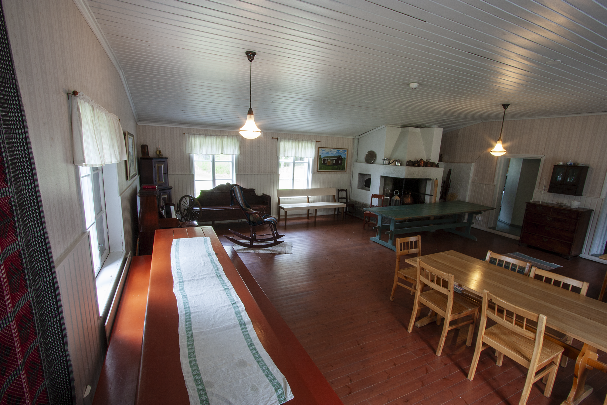 Järvelän tuvan sisäkuva