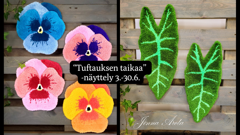 Tuftattuja kukkia