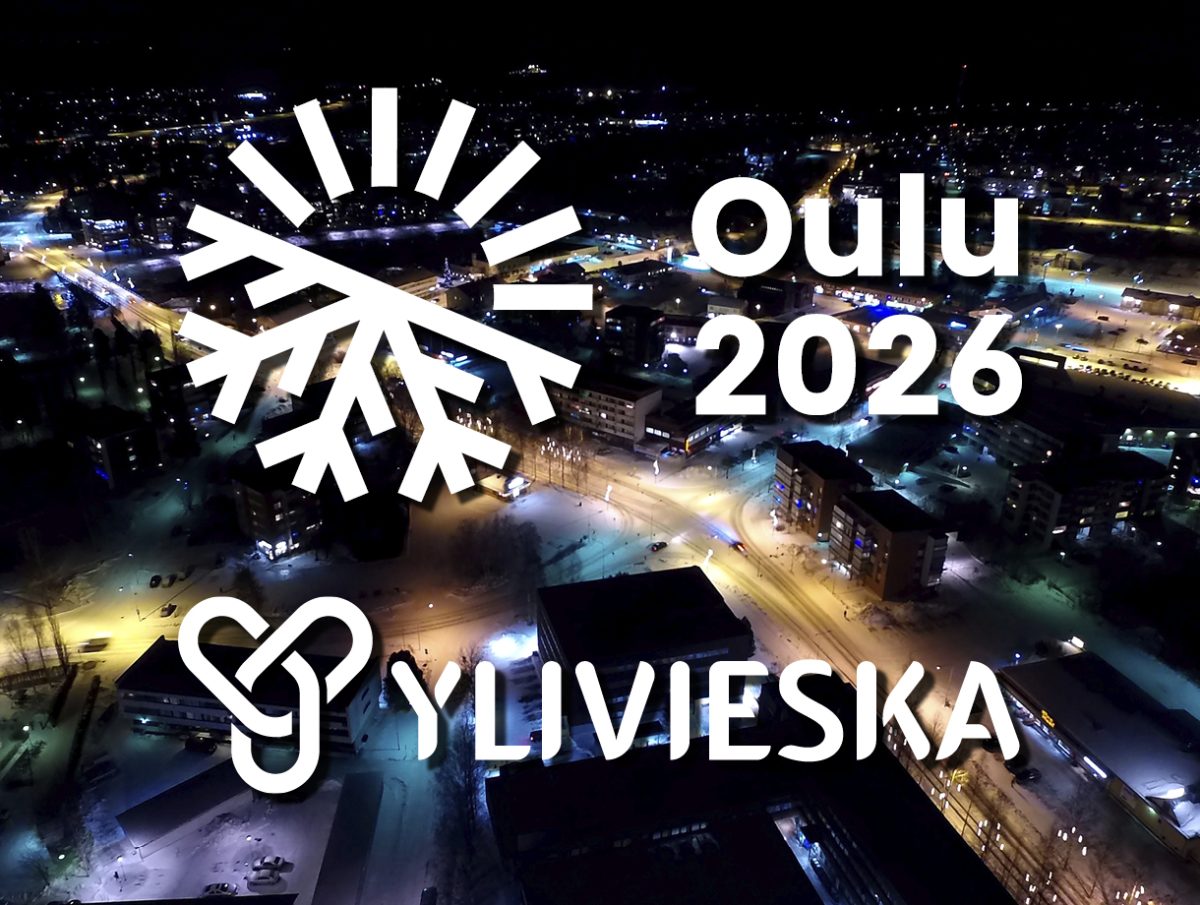 Oulu2026 kulttuuripääkaupunkivuoden ja Ylivieskan kaupungin logot