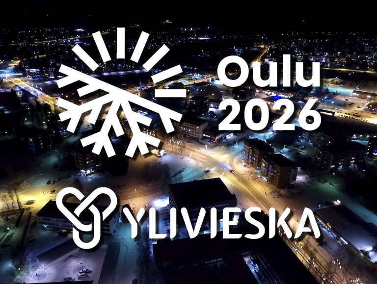 Oulu2026 kulttuuripääkaupunkivuoden ja Ylivieskan kaupungin logot