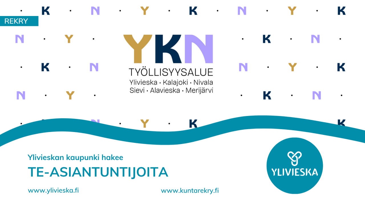 Ylivieskan kaupunki hakee Te-asiantuntijoita