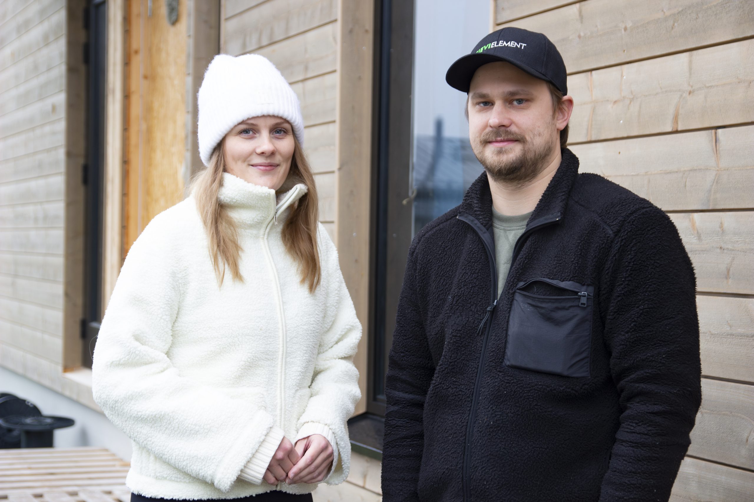 Ylivieskan kaupungin tonttikampanja. Rakentajapariskunta.