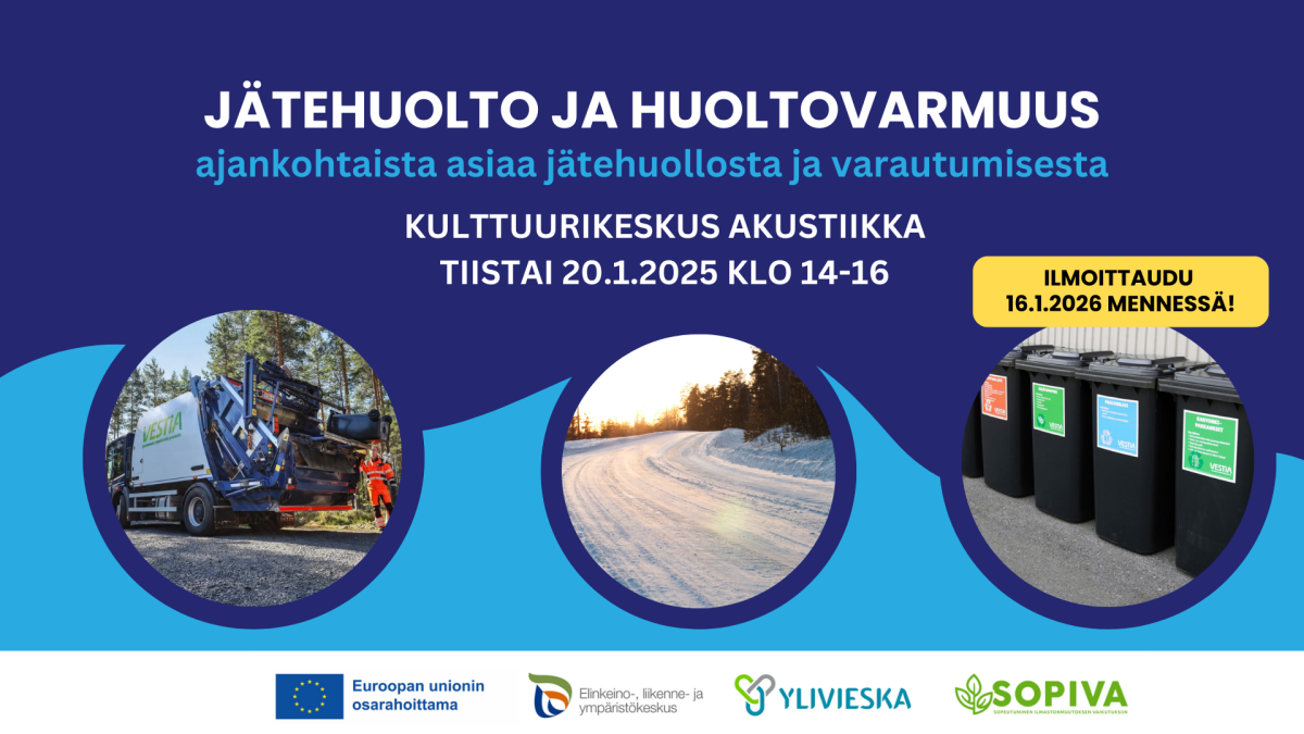 Jätehuolto on merkittävä osa huoltovarmuutta tiedote