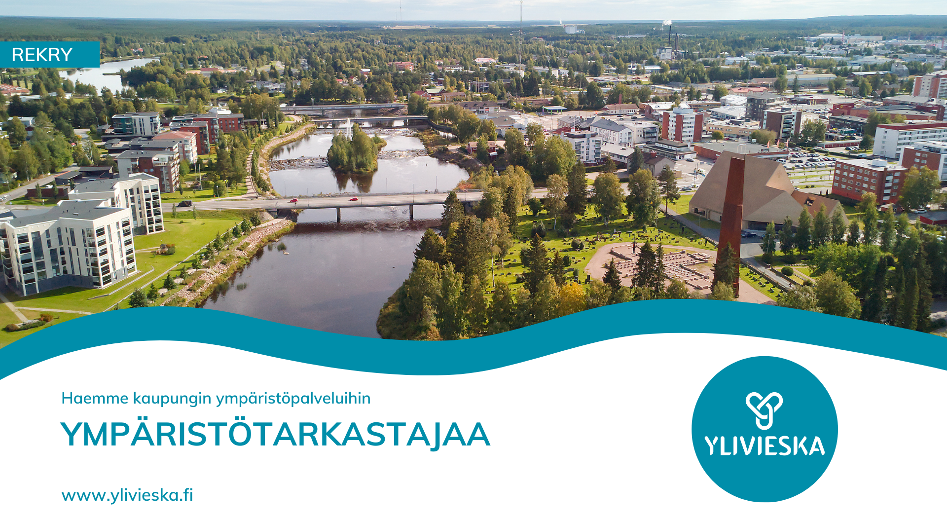 Kaupungin rekytointimainos. Etsitään ympäristötarkastajaa