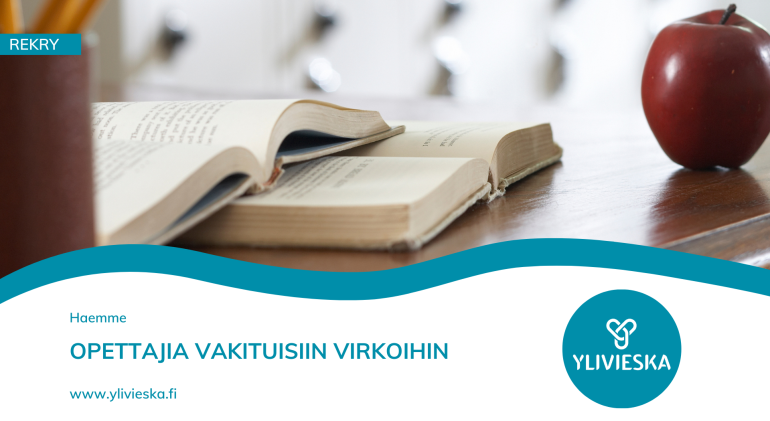 Rekkrytointimainos. Opettajia vakituisiin virkoihin