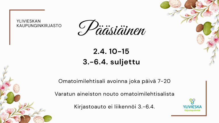 Pääsiäismunia ja pajunkissoja