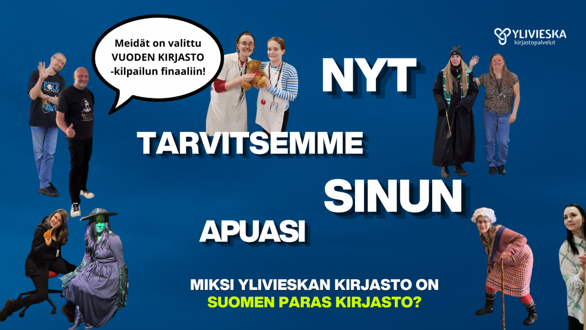 Ylivieskan kirjaston henkilökuntaa