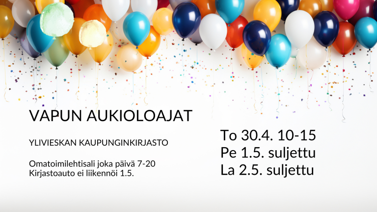 Ilmapalloja katossa