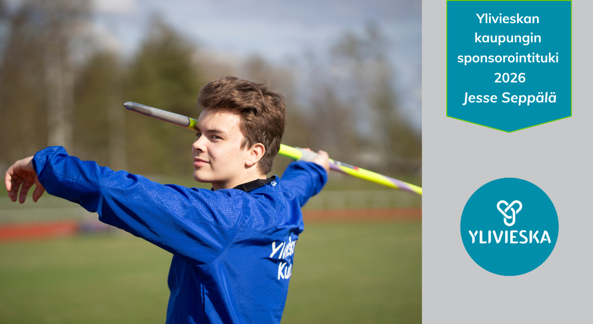 ylivieskan kaupungin sponsorointituki 2026 Jesse Seppälä
