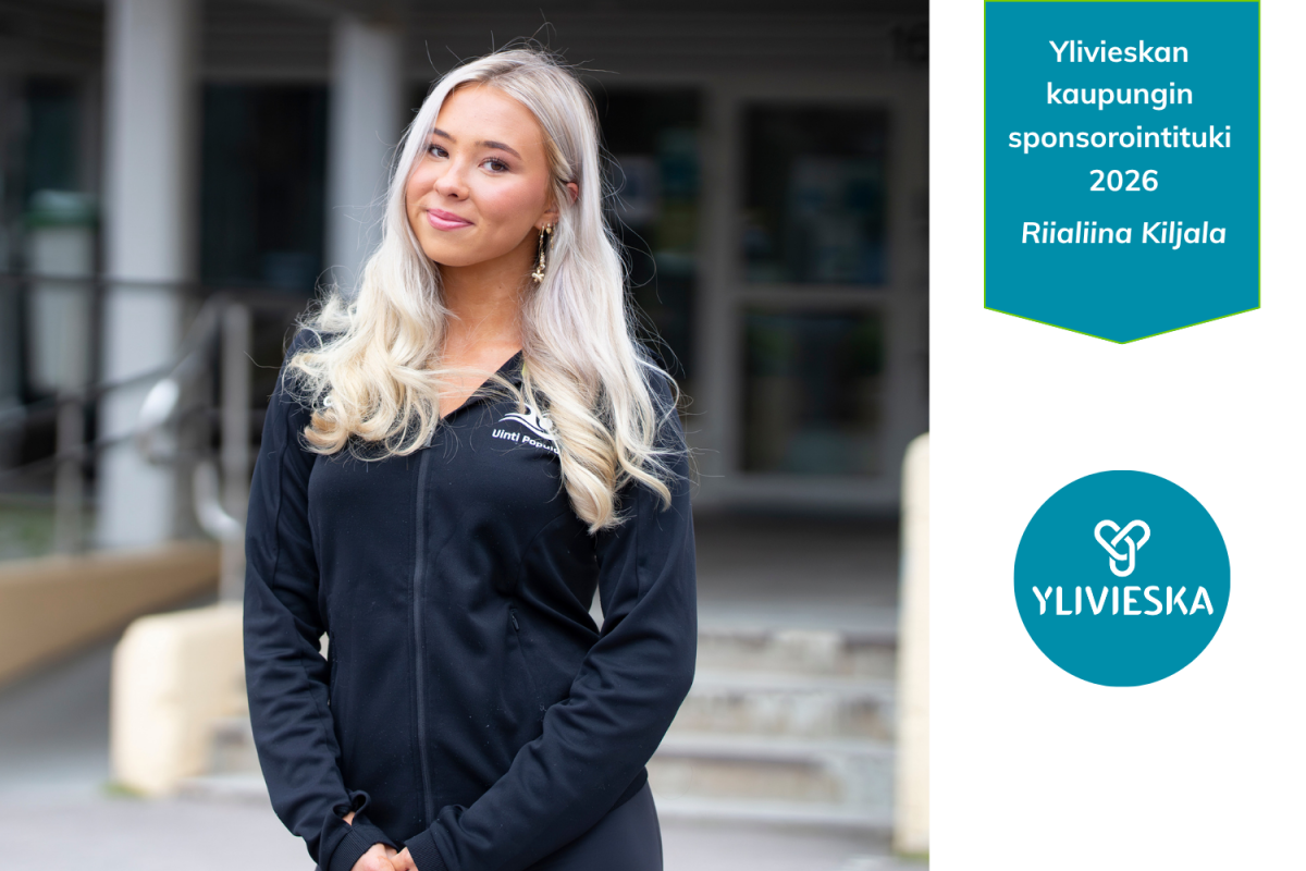 Ylivieskan kaupungin sponsorointituen saaja Riialiina Kiljala