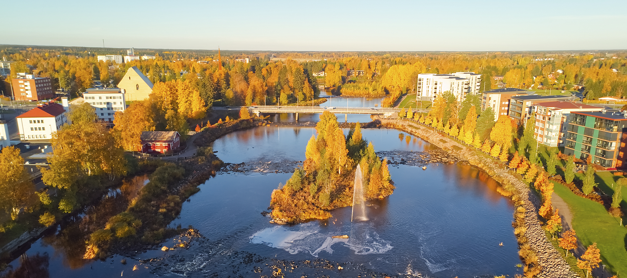 Kalajoki Ylivieskan keskustan kohdalla