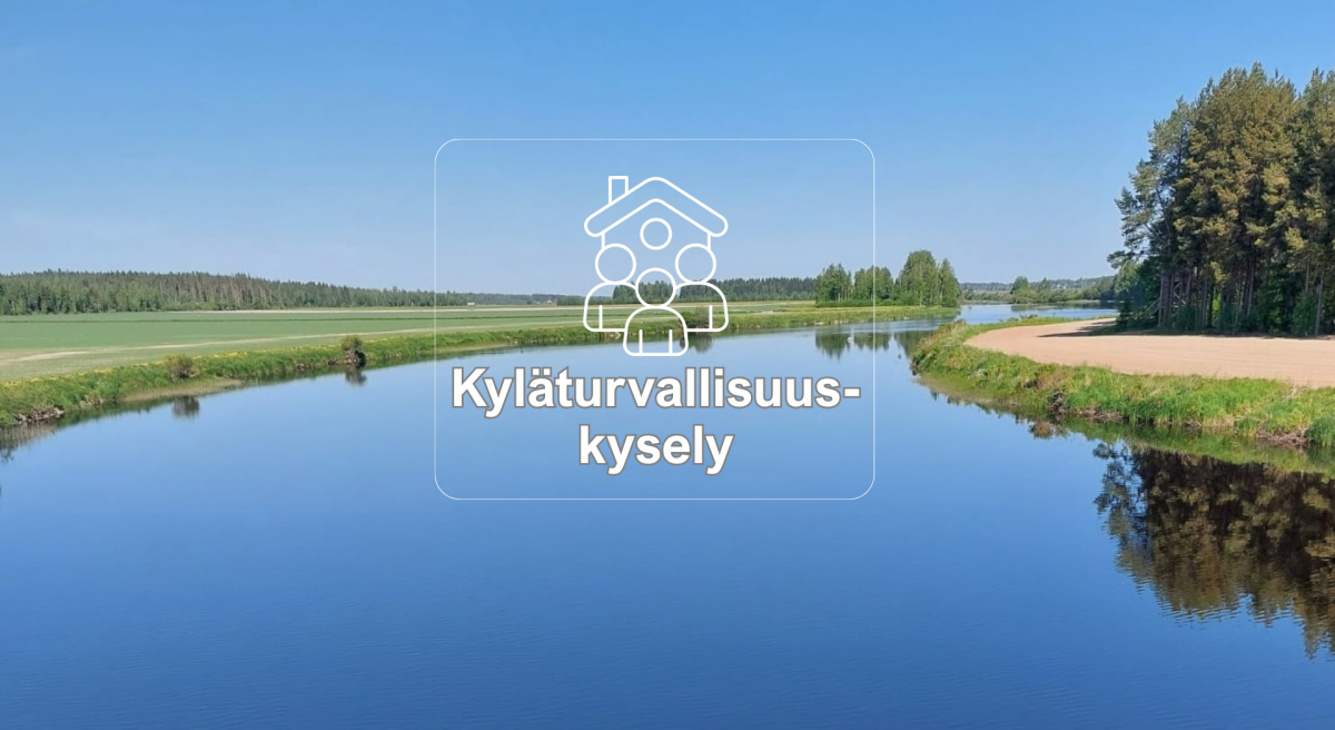 Kyläturvallisuuskysely, joki ja peltomaisema